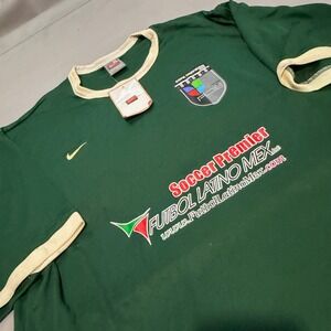 New VTG Y2K Nike Team Soccer Premier Futbol Latino MEX Copa Univision Jersey-XL-